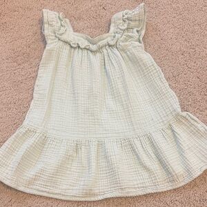 ✨ Cat & Jack Toddler Girls Cotton Dress | Ruffle Collar & Sleeves | 2T ✨